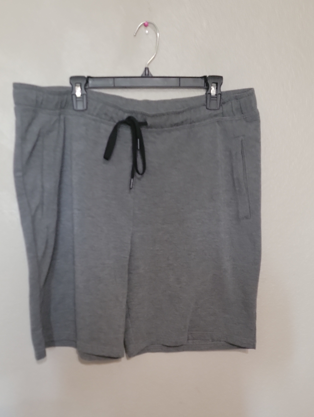 all in motion Gray Athletic Drawstring Shorts with Black Cord